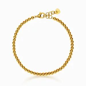 [한국금다이아몬드] 순금 러블리 골드 볼 팔찌 24K 4.98g