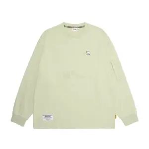 [내셔널지오그래픽] N231MTS020 세미 오버핏 소매 포켓 긴팔 티셔츠 JADE