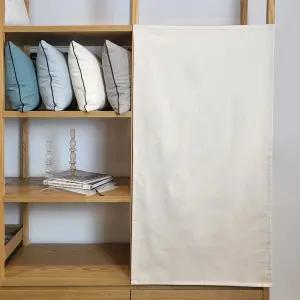 르세스 가림막커튼 내추럴 광목 가리개 주방 공간분리 바란스 벨크로 커튼