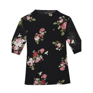 여 틴 여성 복장 슬리브 대회 반팔 스포츠댄스복 스포츠 의상 상의 반짝이 라인댄스복