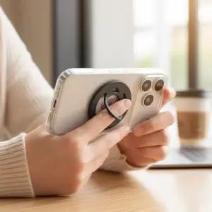 지피 맥세이프 양면 자석 실리콘 핑거링 그립톡 홀더