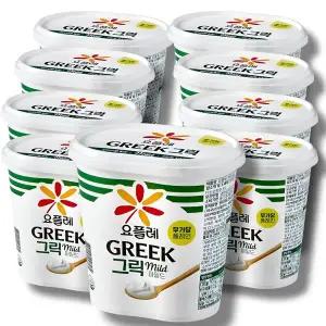 빙그레 요플레 그릭 요거트 무가당 플레인 900g(10입)