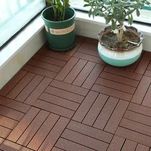 프리미엄 데크타일 9장 조립식 데코 타일 비접착 셀프 조립 방수 베란다 바닥 발판 4컬러