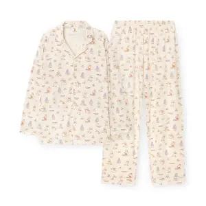 [롯데백화점]오르시떼 남성 G035 해피윈터루이 긴소매 파자마 세트 OR25WMGEG035