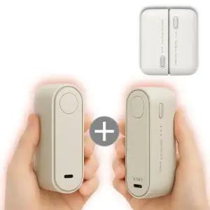 모란카노 듀얼 마그네틱 손난로 보조배터리 8000mAh 자석형