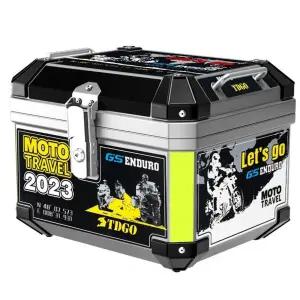 오토바이 탑박스 45리터 알루미늄 바이크 리어백 대용