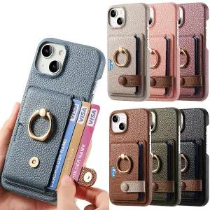 [유니커블]갤럭시 a17 a16 a26 a36 a56 핑거 링 고리 카드 수납 포켓 지갑 슬림 가죽 케이스