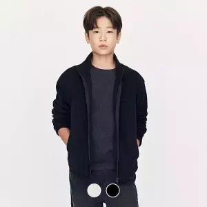 [지오다노주니어] 03025944 플리스 목넥 집업 가디건