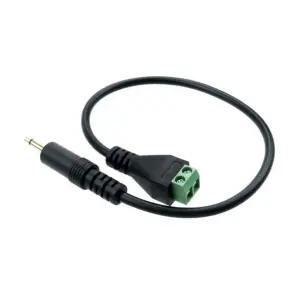 오디오 케이블 터미널 스테레오 모노 변환 2핀 30cm 3.5mm 2극