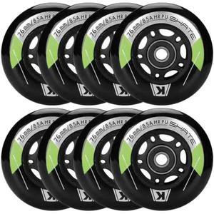 [미국배송] 쿠트릭 8팩 인라인 스케이트 휠 64MM 70MM 72MM 76MM 80MM - ABEC9 베어링 85A 듀로미터 PU 롤러블레이드 롤러 더비 K2 스케이트와 호환 가능