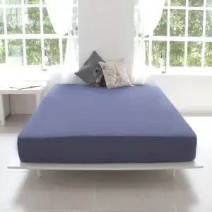 항균 매트리스커버 슈퍼싱글_(SS) 네이비 침대 시트/커버/매트리스/향균/덮개/카바/밴드형/메트리스/쾌적한