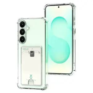 [요거]갤럭시 S25 FE 케이스 투명 카드 수납 젤리