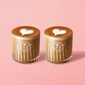 커피빈 바닐라 빈 플랫 화이트 2잔