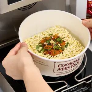 쿡초이스 라면조리기 종이용기 1박스 300개입  인덕션 열원 사용 타제품 호환가능