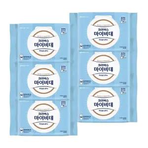 [크리넥스]마이비데 물티슈 대용량 캡형 60매 x 6팩 클린케어 화장실용 비데용 물에녹는 비데티슈