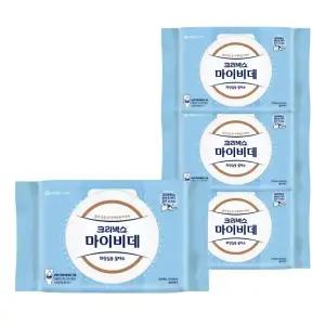 [크리넥스]마이비데 물티슈 대용량 캡형 60매 x 4팩 클린케어 화장실용 비데용 물에녹는 비데티슈