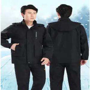 방풍 기모 상하세트 트레이닝복 방수 근무복 캠핑 겨울낚시 현장근무용 2컬러