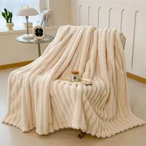 LnD 포근한 토끼털 담요 180x200 이불 부드러운 융털 블랑켓 개별 비닐포장 포근이