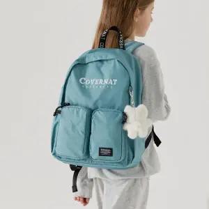 [롯데백화점]커버낫키즈 경량 나일론 투포켓 백팩 에메날드 CK2500BP30EM