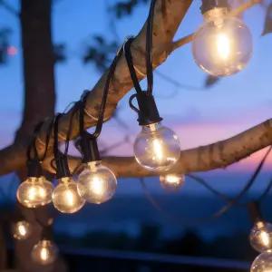 태양광 전구 줄조명 정원등 카페 인테리어 외부 전등 태양열 조명등 트리 수목 필라멘트 PL 25LED