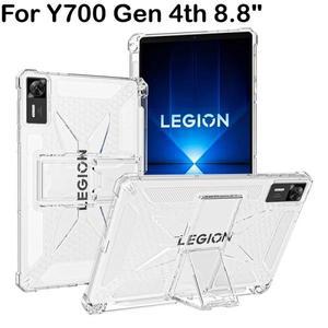 레노버 LEGION Y700 2025 케이스 4세대 3세대 2세대 1세대 8.8인치 TB322FC용 투명 스탠드, 펜슬 홀더, 에
