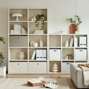 [한샘] 샘 폴리 수납 바스켓 (와이드) 수납박스 정리함