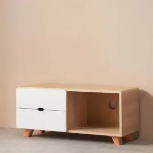 800 편2단서랍 TV거실장 낮은장 미디어장 선반장 티비다이 콘솔