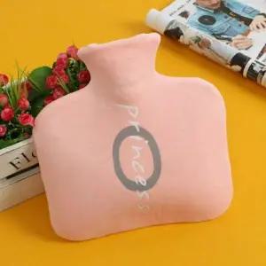 레터링 보온 윈터 (핑크) 물주머니(800ml) 따뜻 겨울