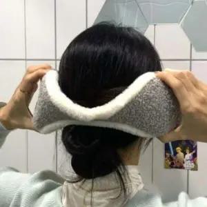 겨울 방한 뽀글이 스타일 귀도리 왕 귀마개 그레이