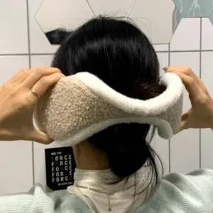 겨울 방한 뽀글이 스타일 귀도리 왕 귀마개 베이지