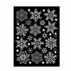 스티커 방한 X-MAS 스타일 눈꽃 소 GDT-839S