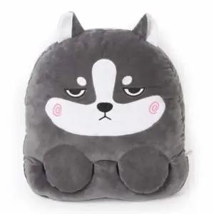 졸린 방한 그레이 스타일 USB 발열쿠션 발난로 손난로