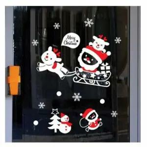 스티커 방한 X-MAS 스타일 빨간모자산타 GDT-854X