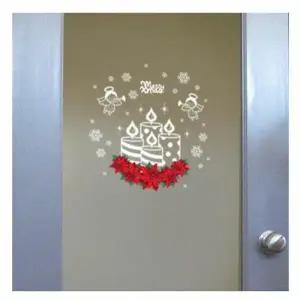 스티커 방한 X-MAS 스타일 크리스마스촛불 GDT-857X