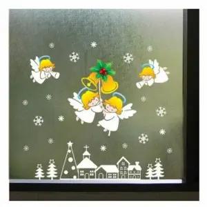 스티커 방한 X-MAS 스타일 천사들의연주 GDT-858X