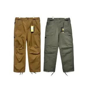 코오롱 볼디스트 남성 N-1 덱 팬츠 오렌지 세이지그린 와이드핏 필드 바지