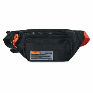 블랙- 스포츠 힙색 웨이스트백 외출 보조백 운동 캠핑