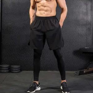 남성 레깅스 반바지 헬스 짐웨어 운동 땀복 타이즈