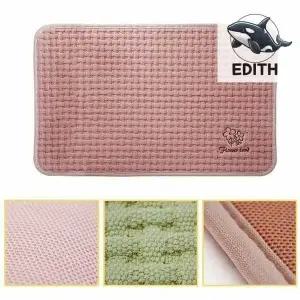 부드러운 면 소재 핑크 발매트 논슬립