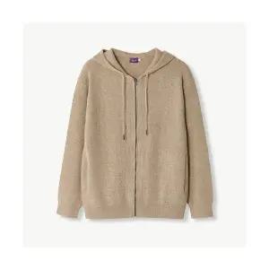 [하프클럽/에스티코]후드 집업 가디건 (오버핏) (베이지) SKGUC72