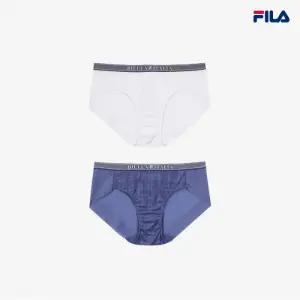 [휠라언더웨어] 체크JQ 데님밴드 여성 드로즈 2종 택 (FI4DRF2652F_2SKU)