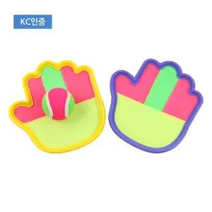 키더스 벨크로 미트 찍찍이 안전 캐치볼 아동 어린이 야외놀이