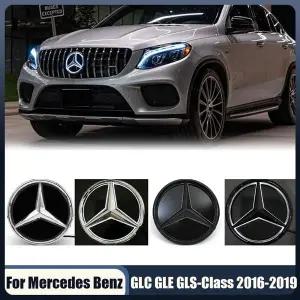 메르세데스 벤츠 호환 GLC GLE GLS-클래스 -용 발광 전면 그릴 LED 스타 엠블럼 라이트 배지