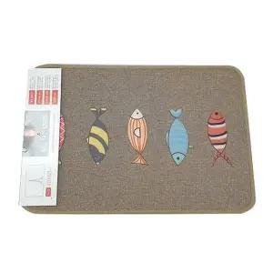 모던 W 자수 발매트 40 60cm 주방매트 욕실 (WFK6HYY)