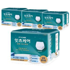 잇츠케어 성인용기저귀 팬티형 중형10Px4팩