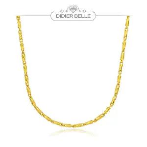 디디에벨라 24k 순금 라인커브 대나무 목걸이11.25g
