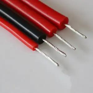 실리콘 고전압 케이블 18 20 17 9 11 13 16AWG 주석 도금 구리 코어 5 10 15 20KV 고온 저항 자동차 점화