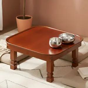 가온공방 원목 타원 접이식 밥상 1~2인용 교자상 혼밥 좌식테이블 510