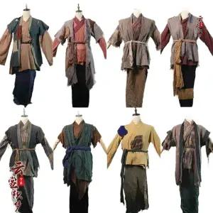 각설이 누더기 옷 민속촌 거지 조선시대 복장 코스프레 그지 컨셉 면 스타일 공연  서민