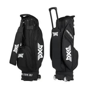 [PXG] 골프백 캐디백 블랙 골프가방 휠백 남녀공용 2025
